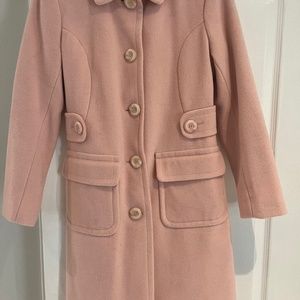 Moda International pink wool coat